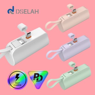 desleah �𼿶� �÷� PD20W 5000mAh 2in1 ���� ��ŷ�� �������͸�